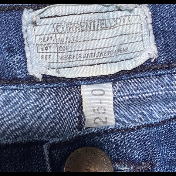 Current Elliot Skinny Cuffed Jeans- Size 25 EUC! - Picture 5 of 8